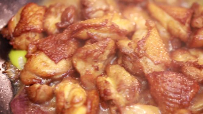 【镜头合集】炒制三杯鸡