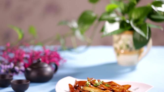 【镜头合集】红烧山药铁棍山药健康美食
