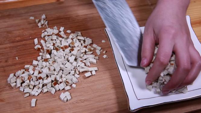 【镜头合集】菜刀切豆制品香干