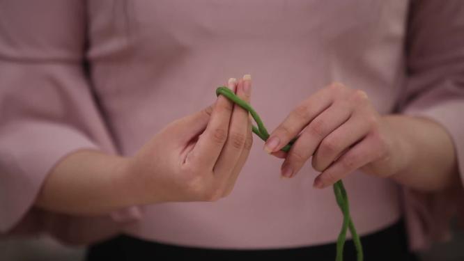 【镜头合集】豇豆摆盘酿肉