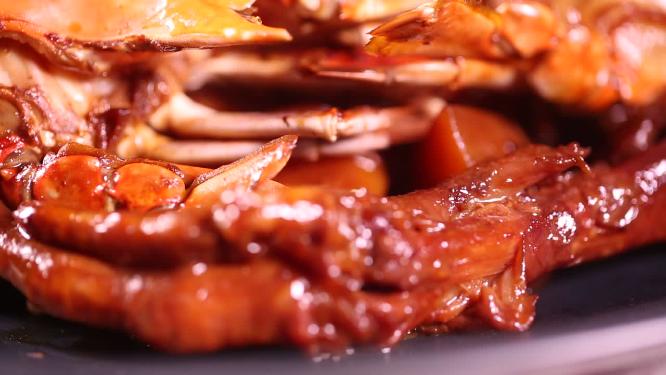 【镜头合集】韩式肉蟹年糕锅