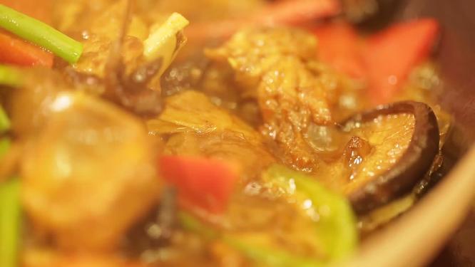 【镜头合集】黄焖鸡米饭鸡汤泡饭鸡肉盖饭