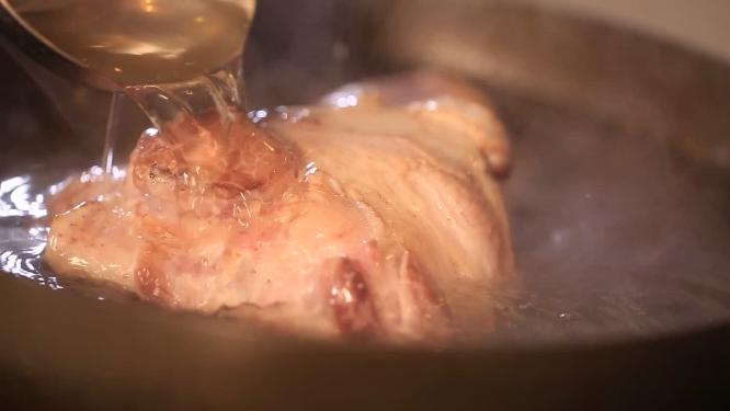 【镜头合集】不粘锅炖肉肘子焯水