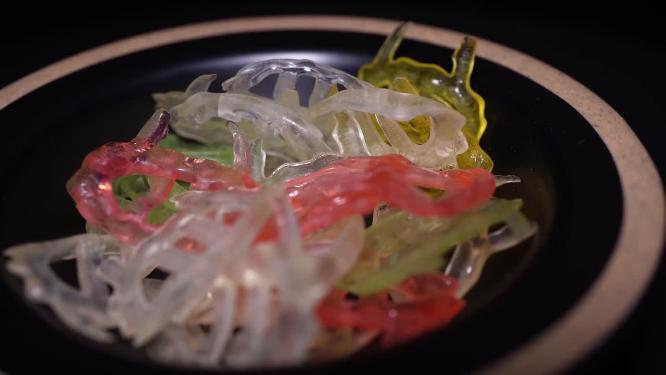 【镜头合集】卡通虾片泡司油炸膨化食品零食