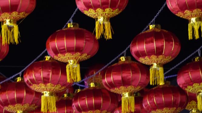 【镜头合集】后海春节装饰红灯笼