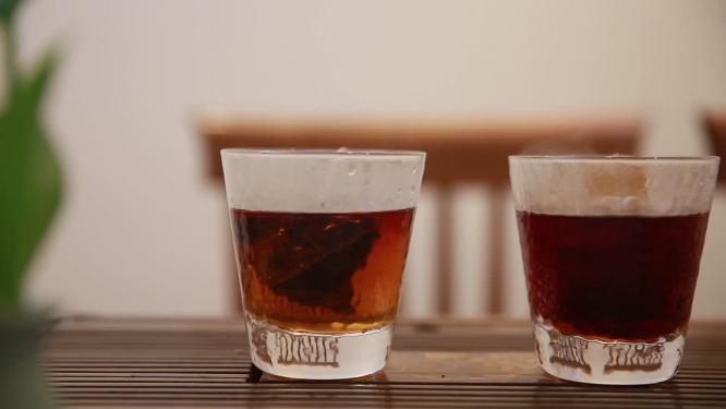 【镜头合集】喝茶泡茶乌龙茶普洱茶茶包