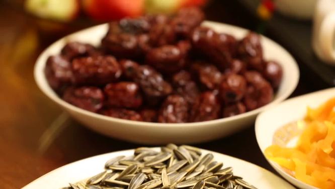 【镜头合集】春节干果水果零食年货