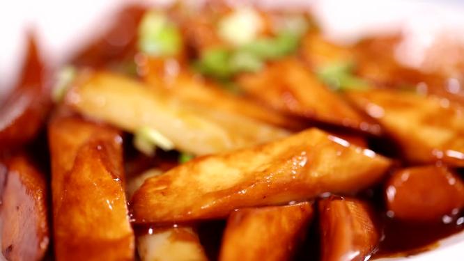 【镜头合集】本帮菜油焖笋红烧竹笋美食