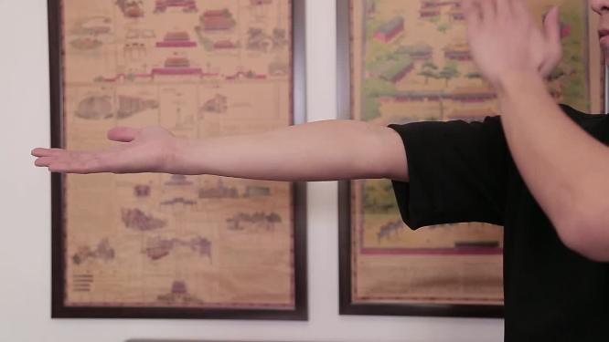 【镜头合集】模特胳膊上肢保健操