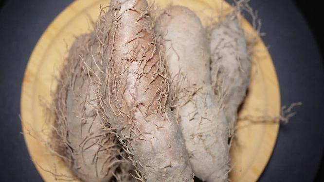 【镜头合集】毛薯田薯白心白薯粗粮农产品