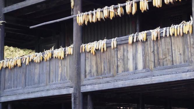 民族特色建筑侗族山寨水寨阁楼