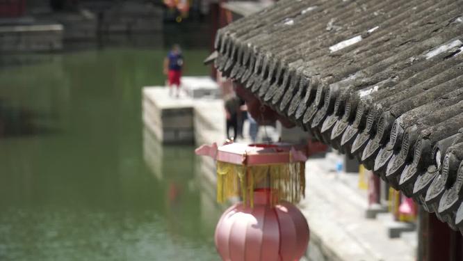 江南水乡河边明清古建筑中式建筑