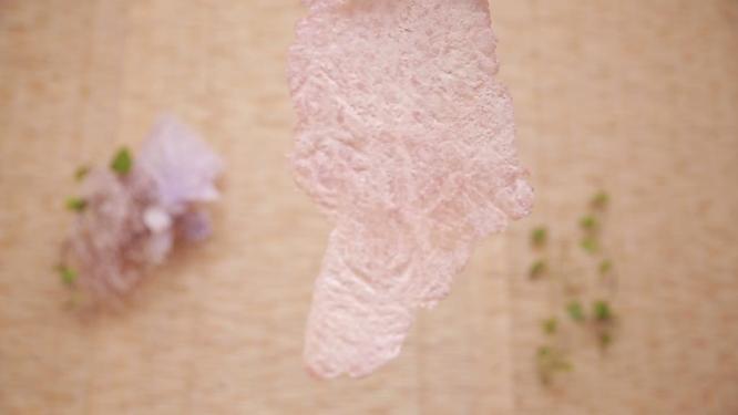 【镜头合集】淀粉捶打肉片上浆猪排片猪肉铺