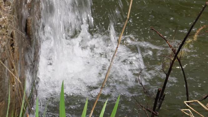 【镜头合集】激流水流瀑布踏春河水河流