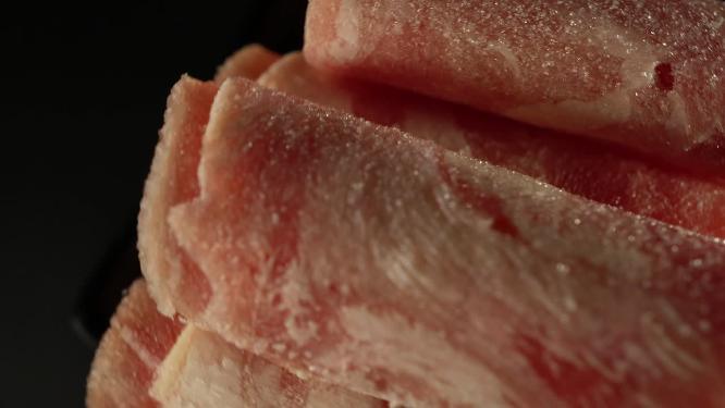 【镜头合集】火锅肥牛片羊肉片羊肉卷肥牛卷