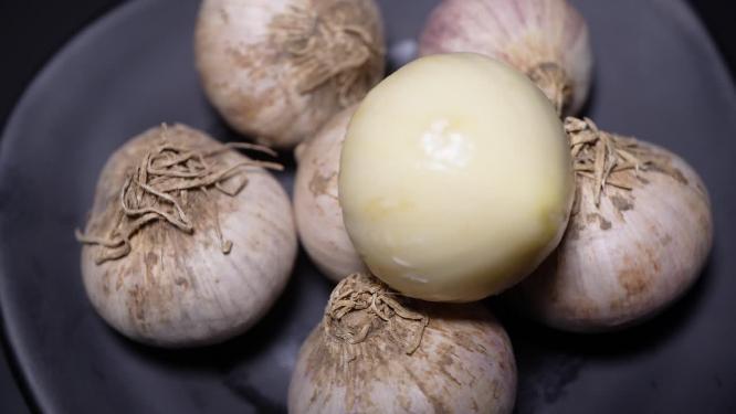 【镜头合集】独头蒜紫皮大蒜调味料新蒜