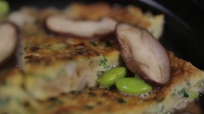 砂锅海鲜饼