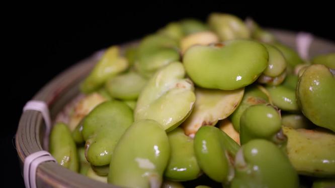 绿蚕豆嫩菜豆江豆
