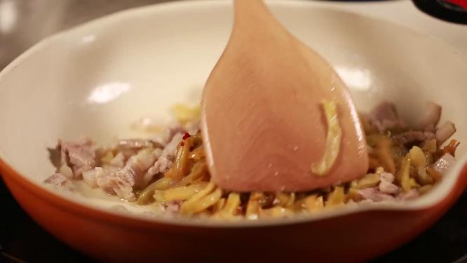 【镜头合集】肉丝炒榨菜榨菜肉丝