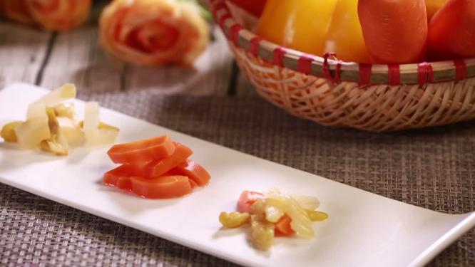 【镜头合集】胡萝卜圆白菜芥菜头泡菜