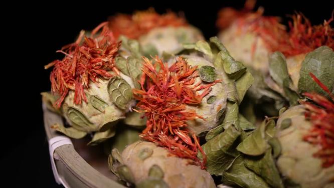 【镜头合集】藏红花果茶红花茶花草茶干花茶