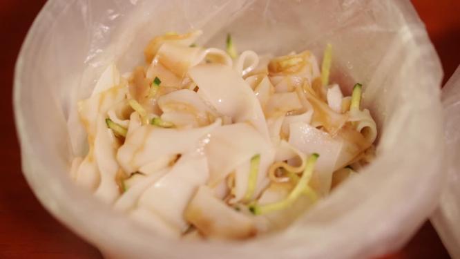 【镜头合集】麻酱凉皮四川凉皮小吃