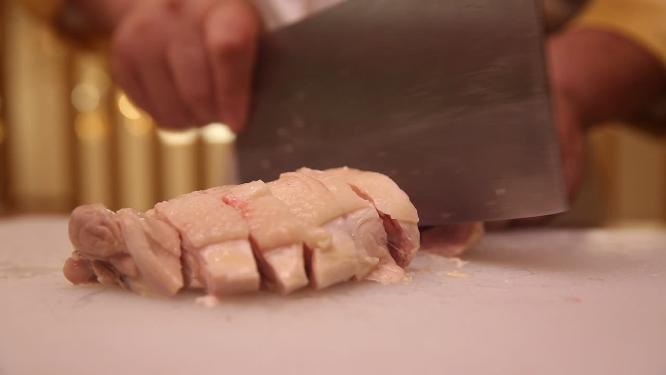 切鸡腿肉鸡腿剔骨