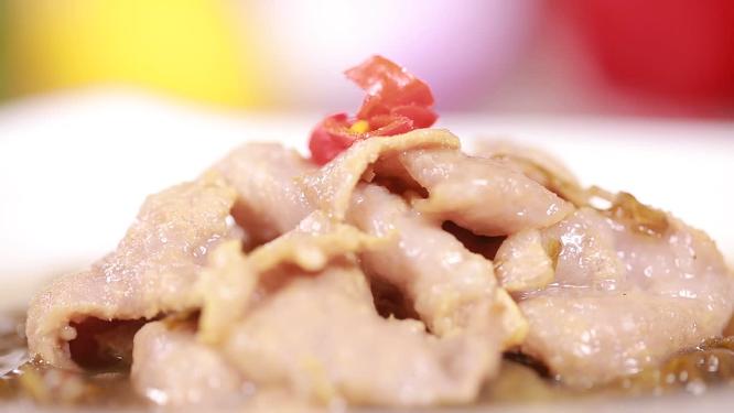 开胃美食酸菜牛肉片