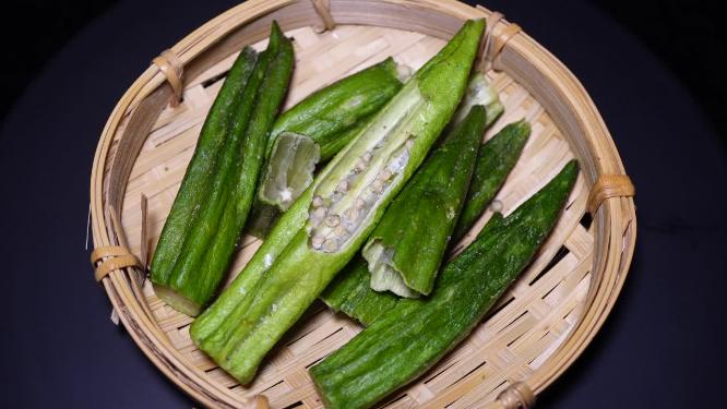 秋葵干冻干蔬菜脱水蔬菜