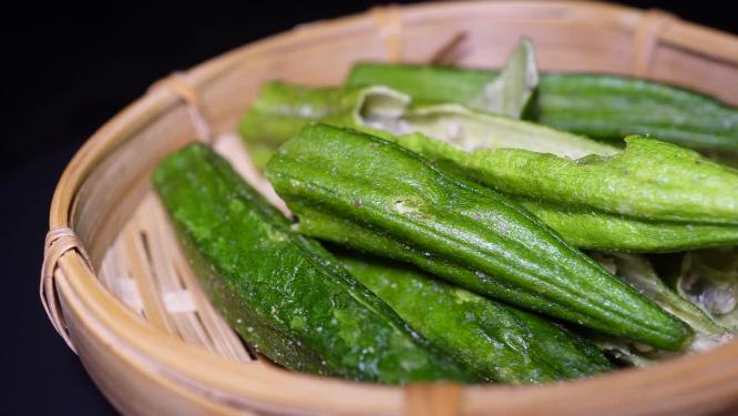 秋葵干冻干蔬菜脱水蔬菜