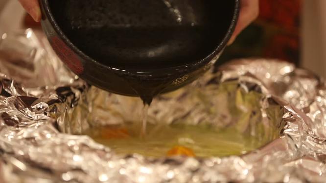 花甲粉丝煲锡纸小海鲜