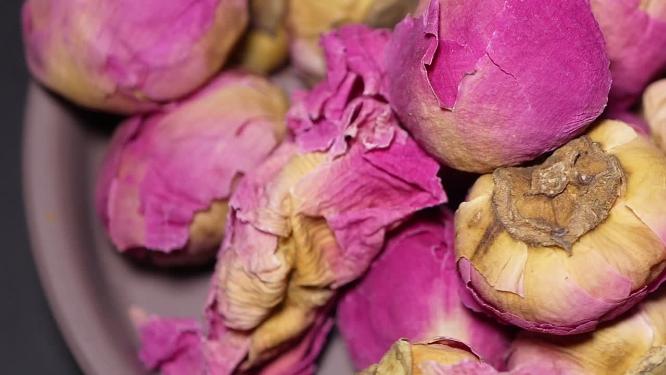 花茶茶饮泡茶牡丹花球芍花球丹凤花茶