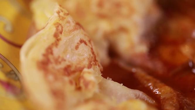 中华美食鱼头泡饼