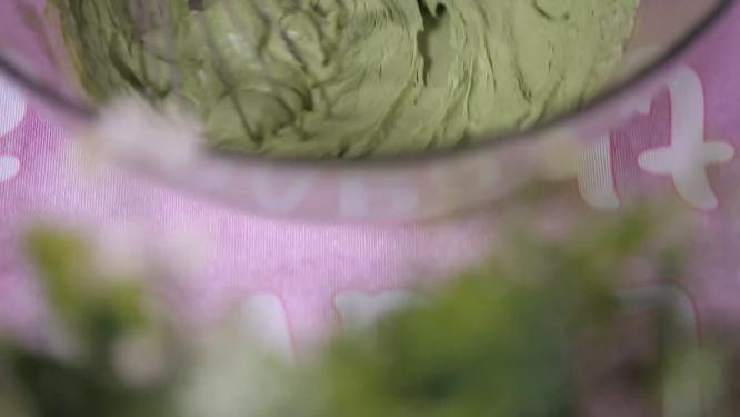 抹茶奶油抹茶蛋糕面糊曲奇面糊