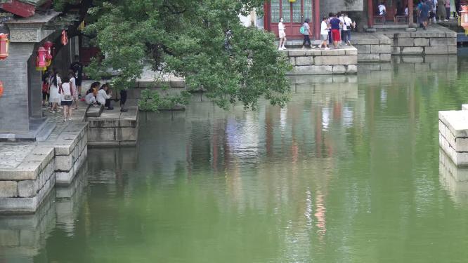 江南水乡河边明清古建筑中式建筑