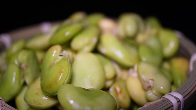 绿蚕豆嫩菜豆江豆