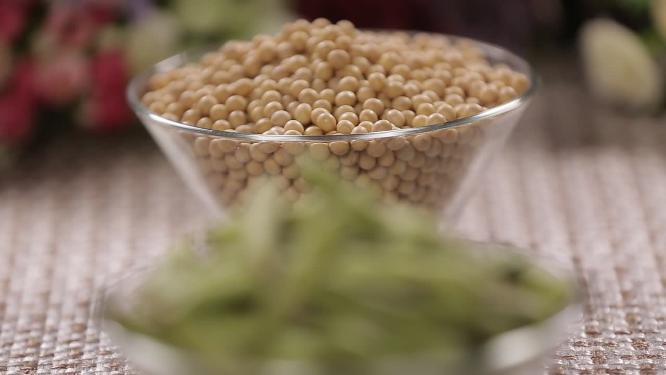 黄豆毛豆两种高纤维豆类