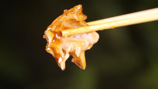 一筷子软嫩鱼肉肉质