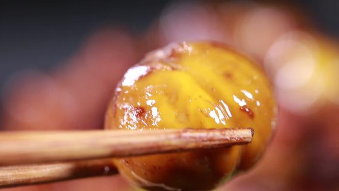 烧肉炖栗子秋季板栗