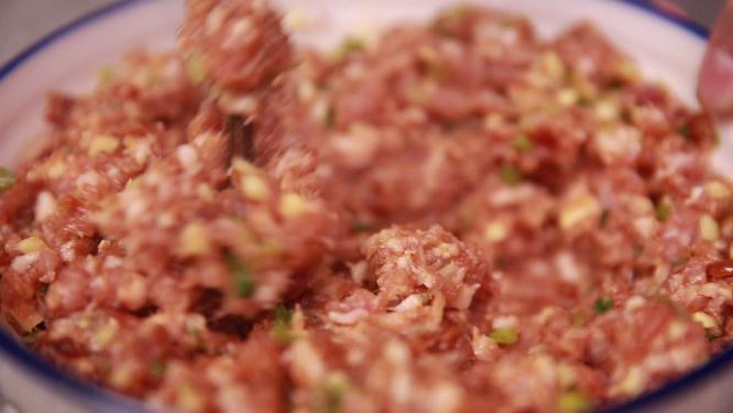 搅拌馅料包包子包饺子肉馅