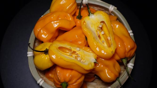 黄灯笼椒黄辣椒彩椒魔鬼辣椒金汤肥牛