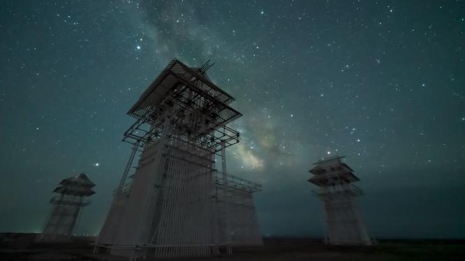 西北大环线甘肃瓜洲无界银河星空延时