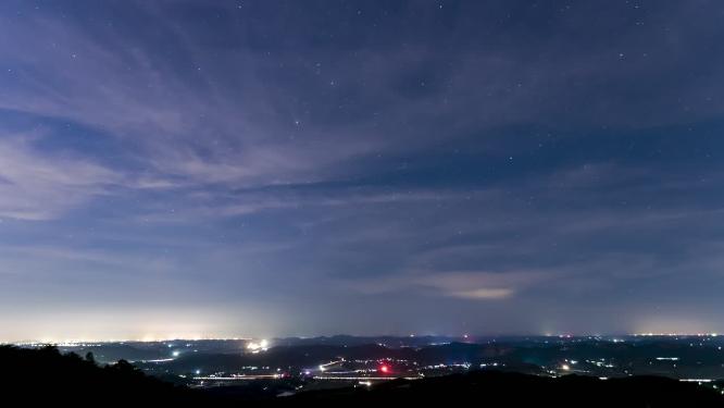 湖南长沙神仙岭银河星空