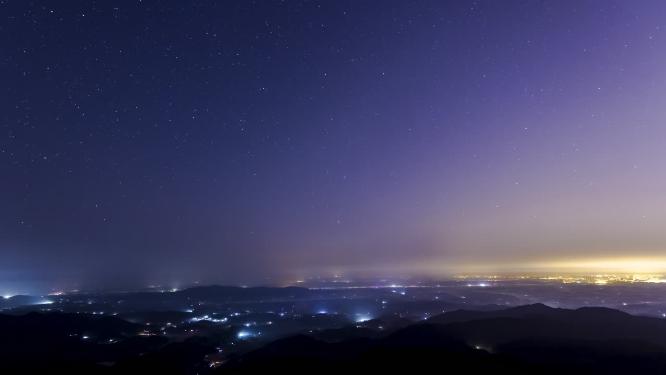 湖南长沙黑麋峰银河星空