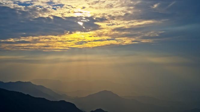 江西萍乡武功山空境素材
