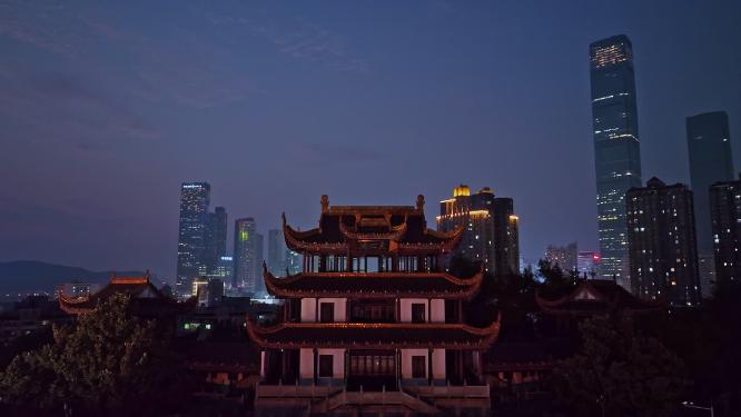 湖南长沙天心阁航拍