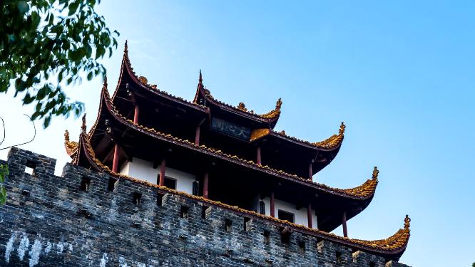 湖南长沙天心阁大范围移动延时摄影