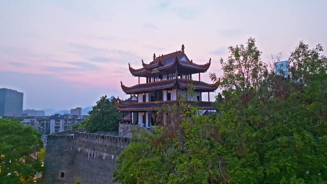 湖南长沙天心阁航拍