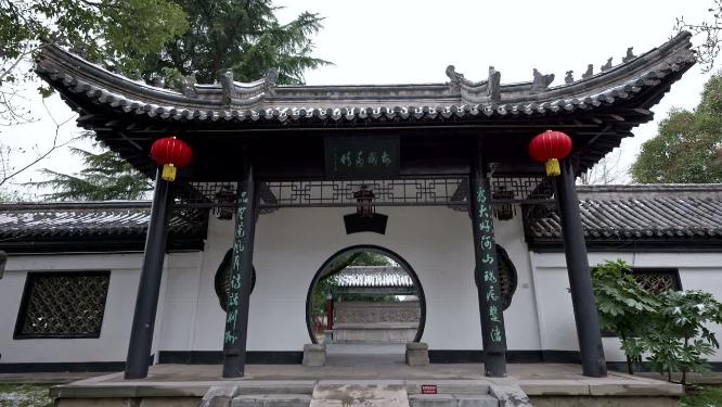 湖北荆州万寿园万寿宝塔实拍航拍视频