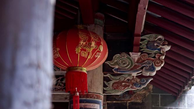 云南楚雄姚安县龙华寺古典建筑实拍视频